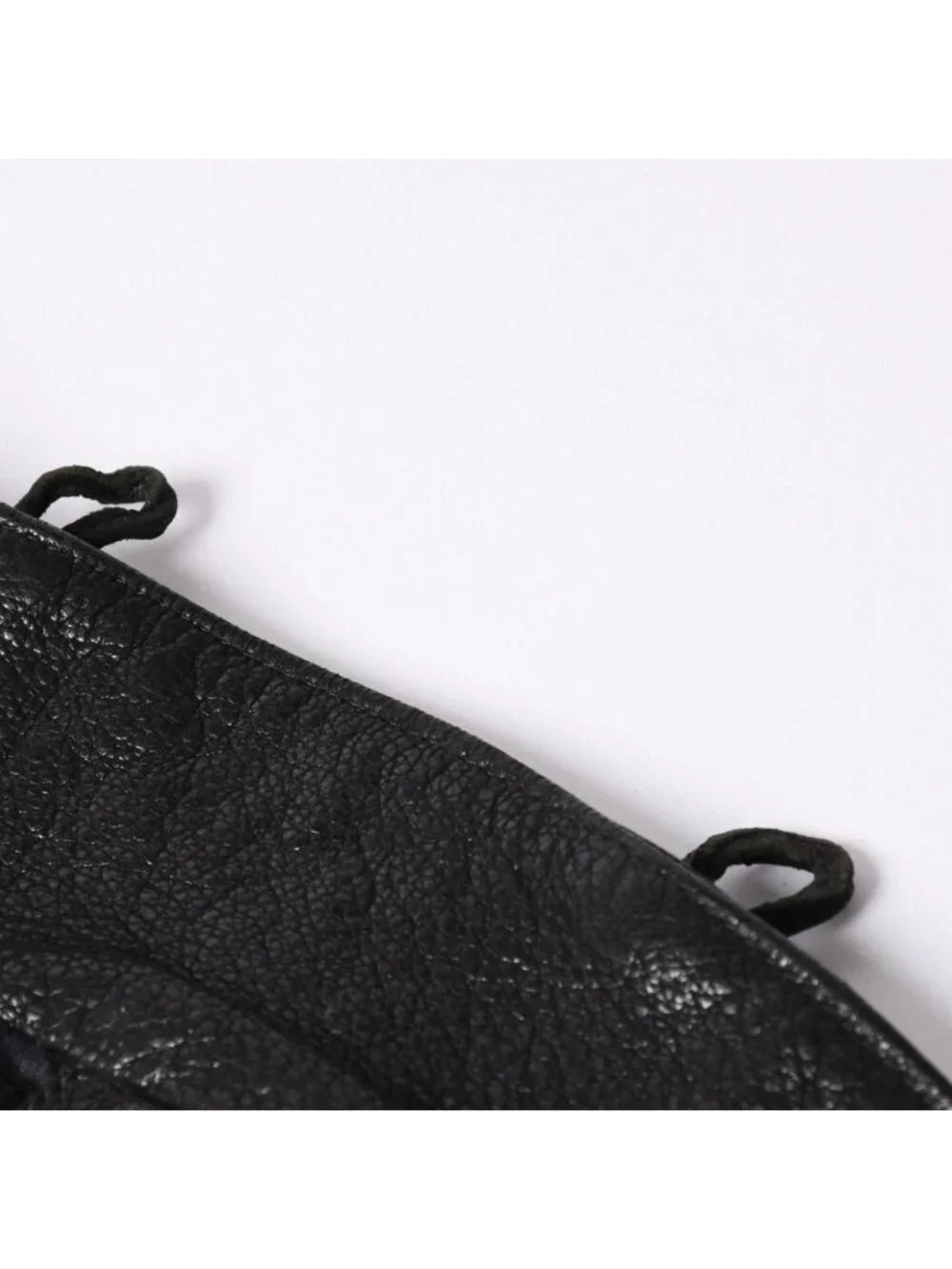 Chrome Hearts Vest Leather Dagger Zip Black Silver